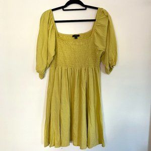 J. Crew Puff Sleeve Peasant Babydoll Dress - Size XL